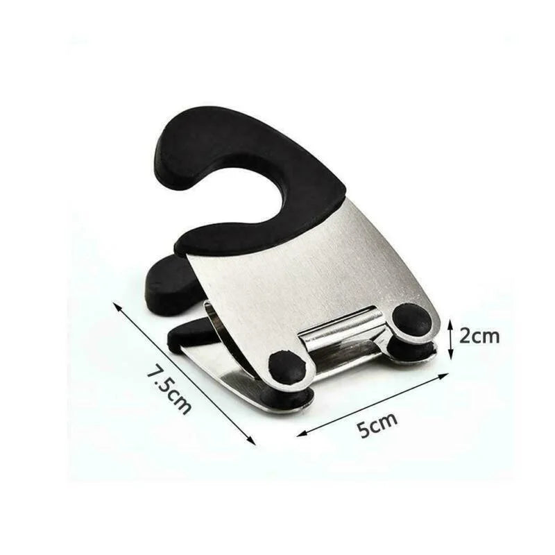 Pot Holder Clip Holder Anti Scald Silicone Grip for Spoon, Spatula