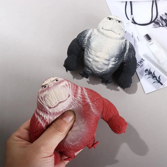 9cm Squishy Antistress Elastic Monkey Funny Decompression Gorilla Stress Relief Squeeze Toy