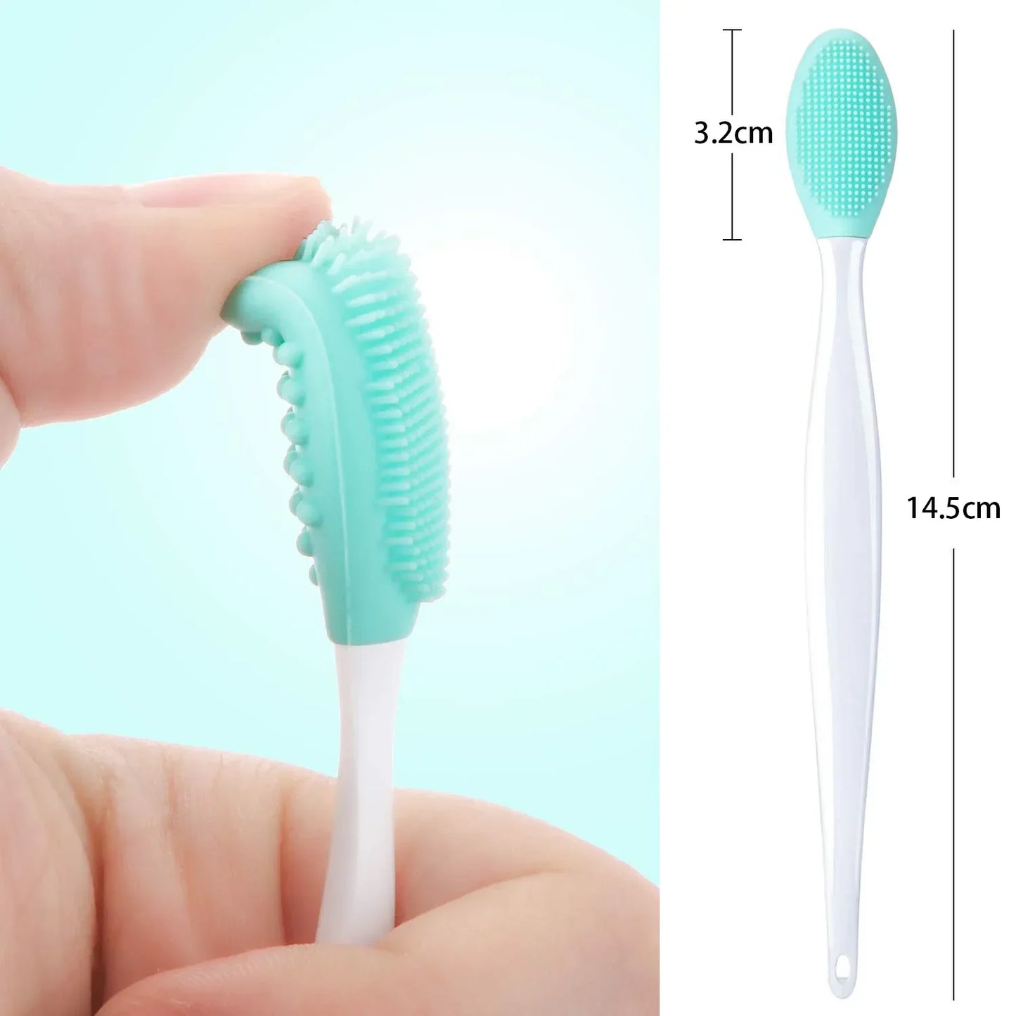 1PC Beauty Skin Care Wash Face Silicone Brush Cleansing Brush Exfoliating Nose Clean Blackhead Removal