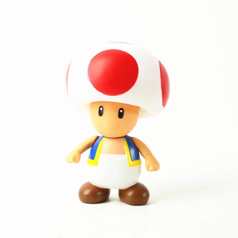 Super Mario Bros PVC Action Figure Toys Dolls Model Luigi Yoshi Donkey Kong For Kids