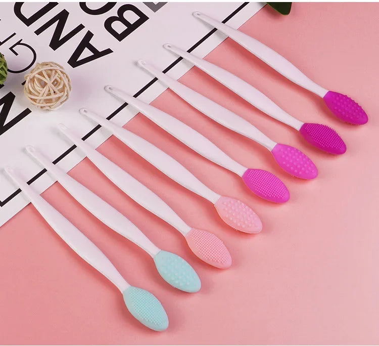 1PC Beauty Skin Care Wash Face Silicone Brush Cleansing Brush Exfoliating Nose Clean Blackhead Removal