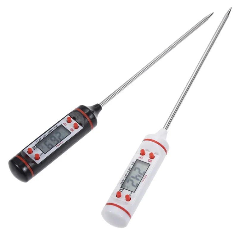 Professional Digital Kitchen Thermometer Barbecue  Meat Food Stainless Steel