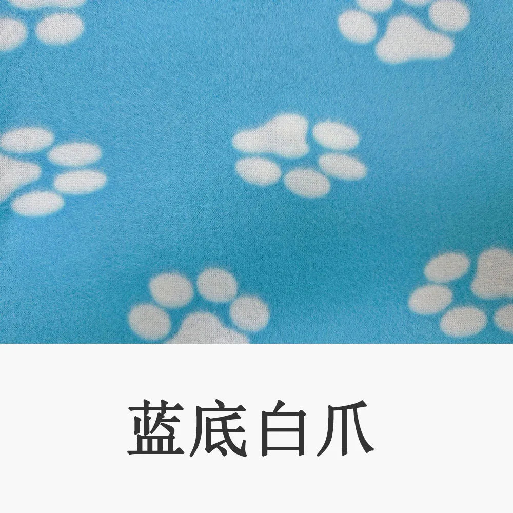 Dog-Cat Winter Pet Blankets Paw Prints