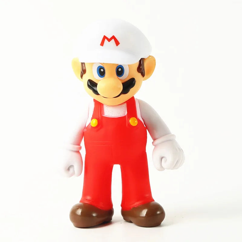 Super Mario Bros PVC Action Figure Toys Dolls Model Luigi Yoshi Donkey Kong For Kids