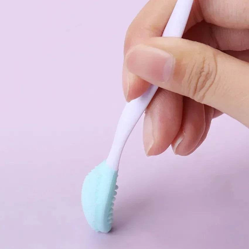 1PC Beauty Skin Care Wash Face Silicone Brush Cleansing Brush Exfoliating Nose Clean Blackhead Removal