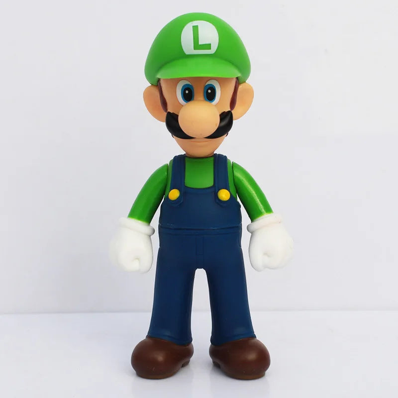 Super Mario Bros PVC Action Figure Toys Dolls Model Luigi Yoshi Donkey Kong For Kids