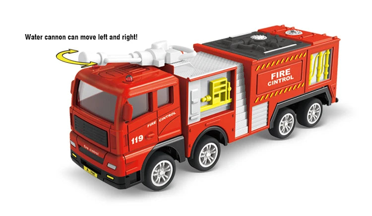 Fire Engine Car Toys Inertial Engineering Vehicles Toy For Kids Gifts