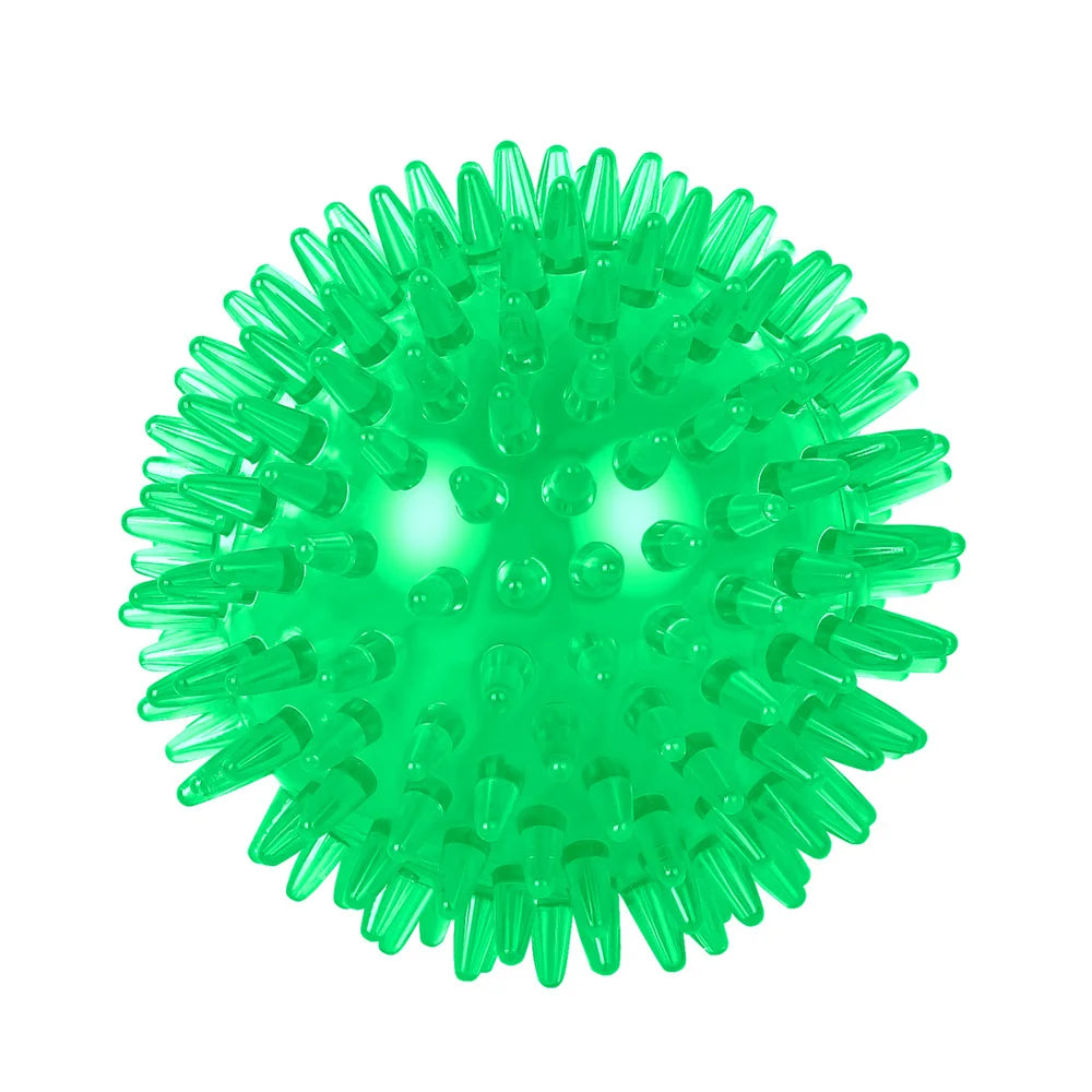 Dog-Cat toys Puppy Sounding Toy Polka Squeaky Tooth Cleaning Ball Training