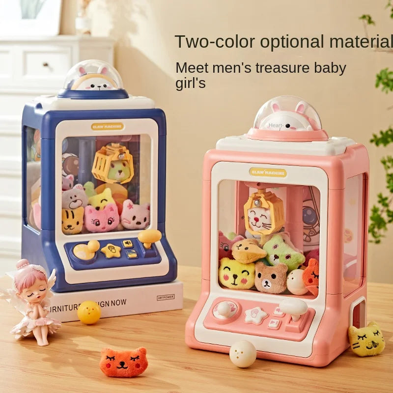 Mini Automatic Doll Machine Kids Coin Operated Play Game Claw DIY Catch Toy Crane