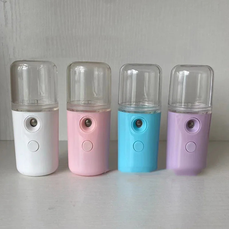 Mini Portable Humidifier Facial Steamer Device Beauty Spray Hydrating