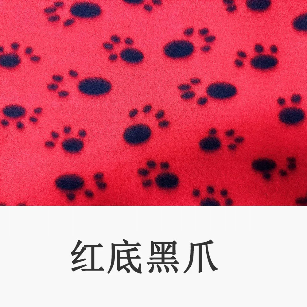 Dog-Cat Winter Pet Blankets Paw Prints