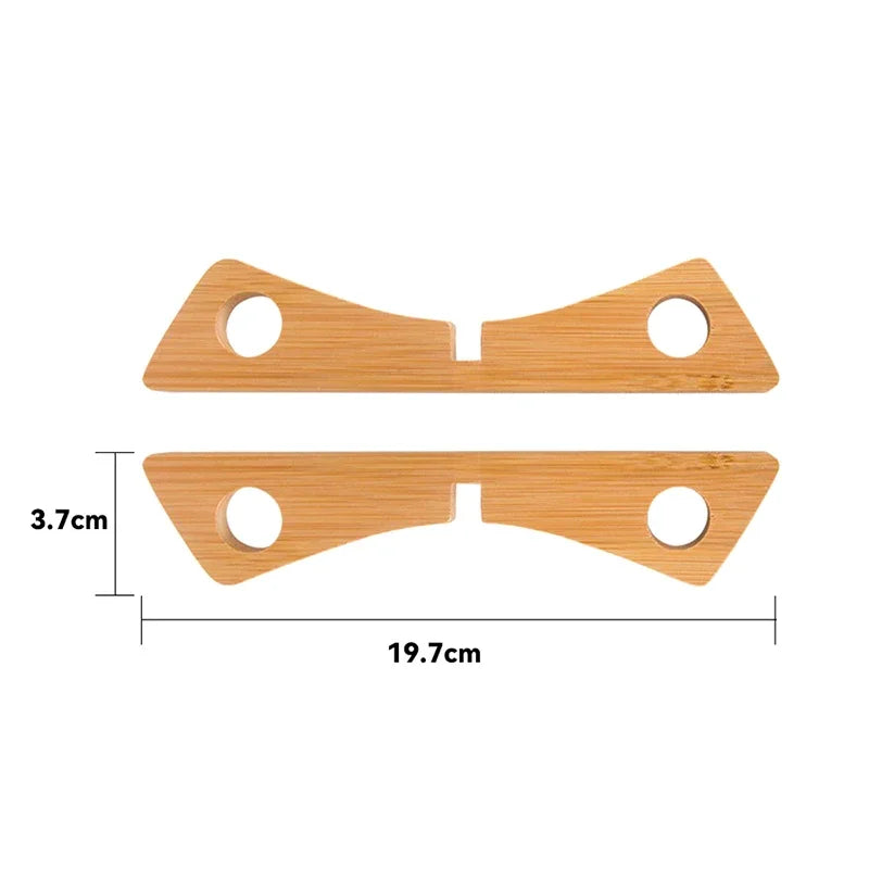 Tray Rack Detachable Wood Table Mat Kitchen Pot Heat Insulated Cooling Dish Potholders