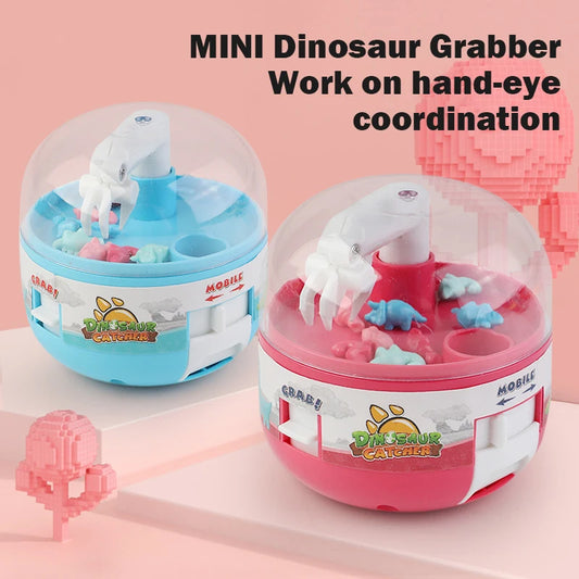 Capsule Machine Mini Dinosaur Catcher Interactive Toys for Kids