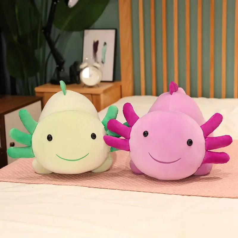 Giant Colorful Newt Plush Fish Long Cute Pillow Toy