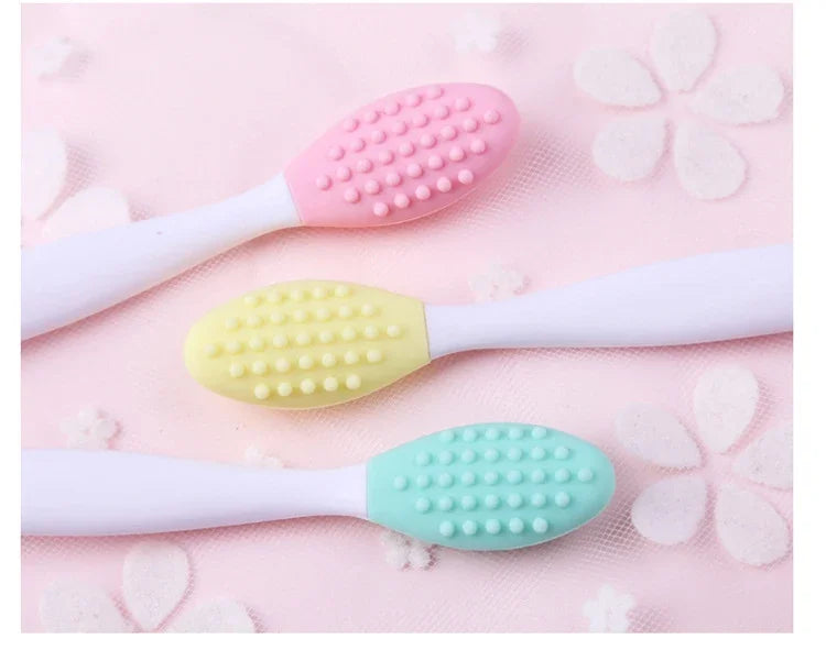 1PC Beauty Skin Care Wash Face Silicone Brush Cleansing Brush Exfoliating Nose Clean Blackhead Removal