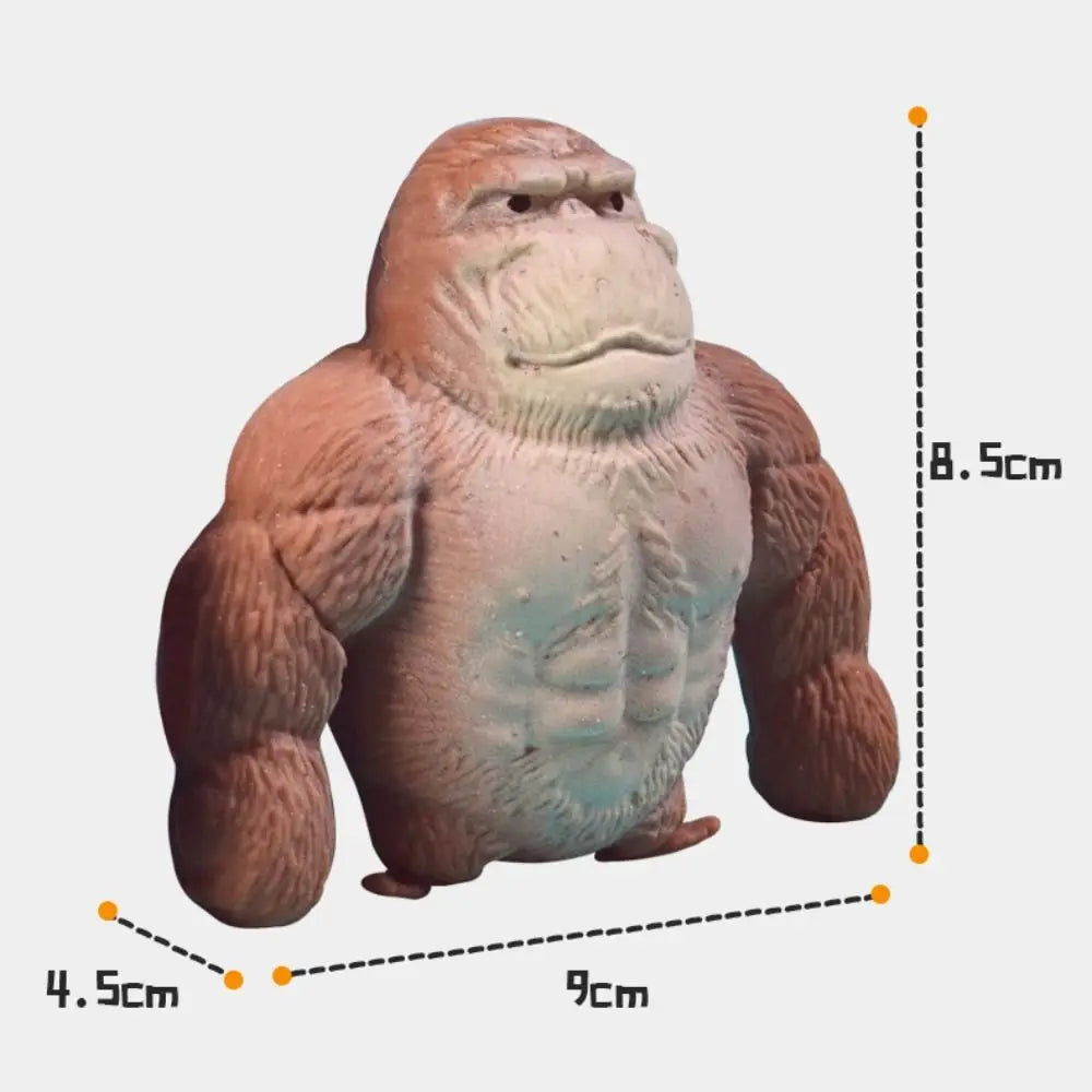 9cm Squishy Antistress Elastic Monkey Funny Decompression Gorilla Stress Relief Squeeze Toy