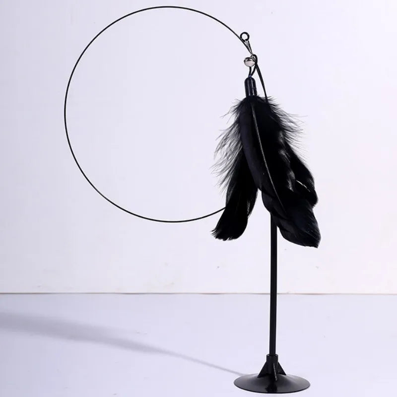 Cat Toy Feather Toys for Cats ScratchTease Cat Toys Interactive Funny Bite