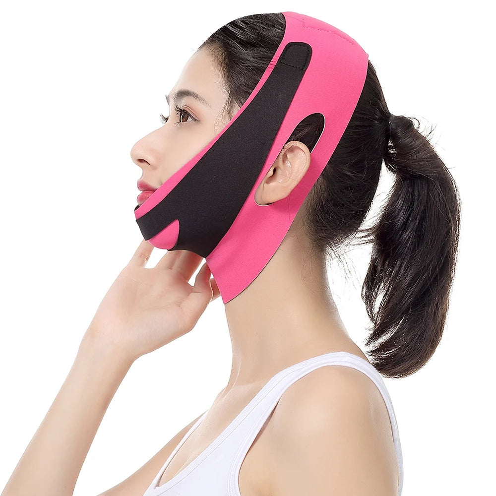 Face Slimming Bandage V Line Facial Shaper Elastic Double Chin Remover Lift Up